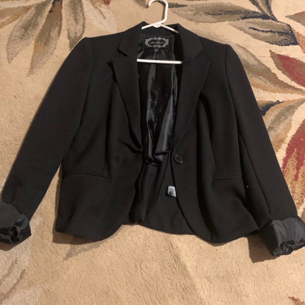 Ambiance black blazer M